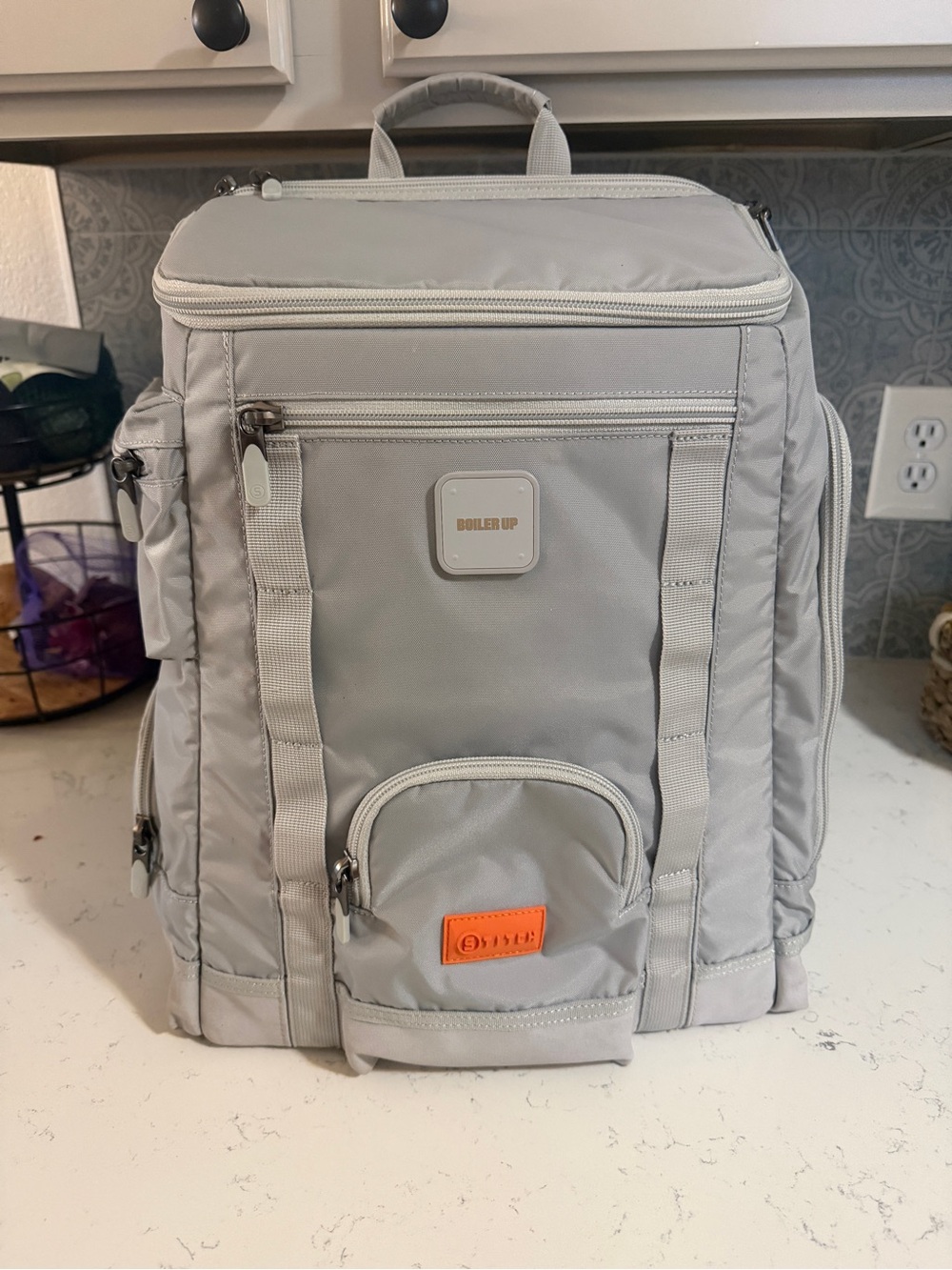 Boiler Up Light Gray Men's Backpack